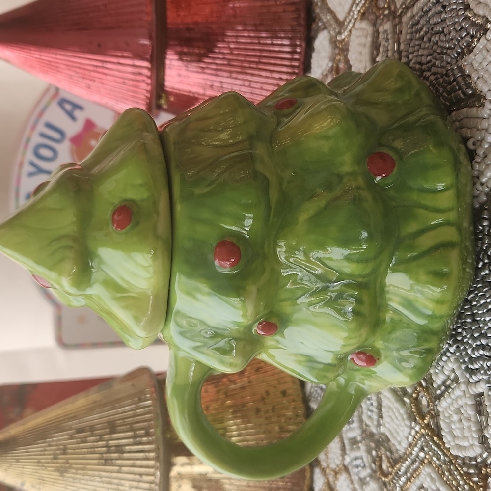 NEW IN BOX | Green Christmas Tree Mug - Picture 2 of 3